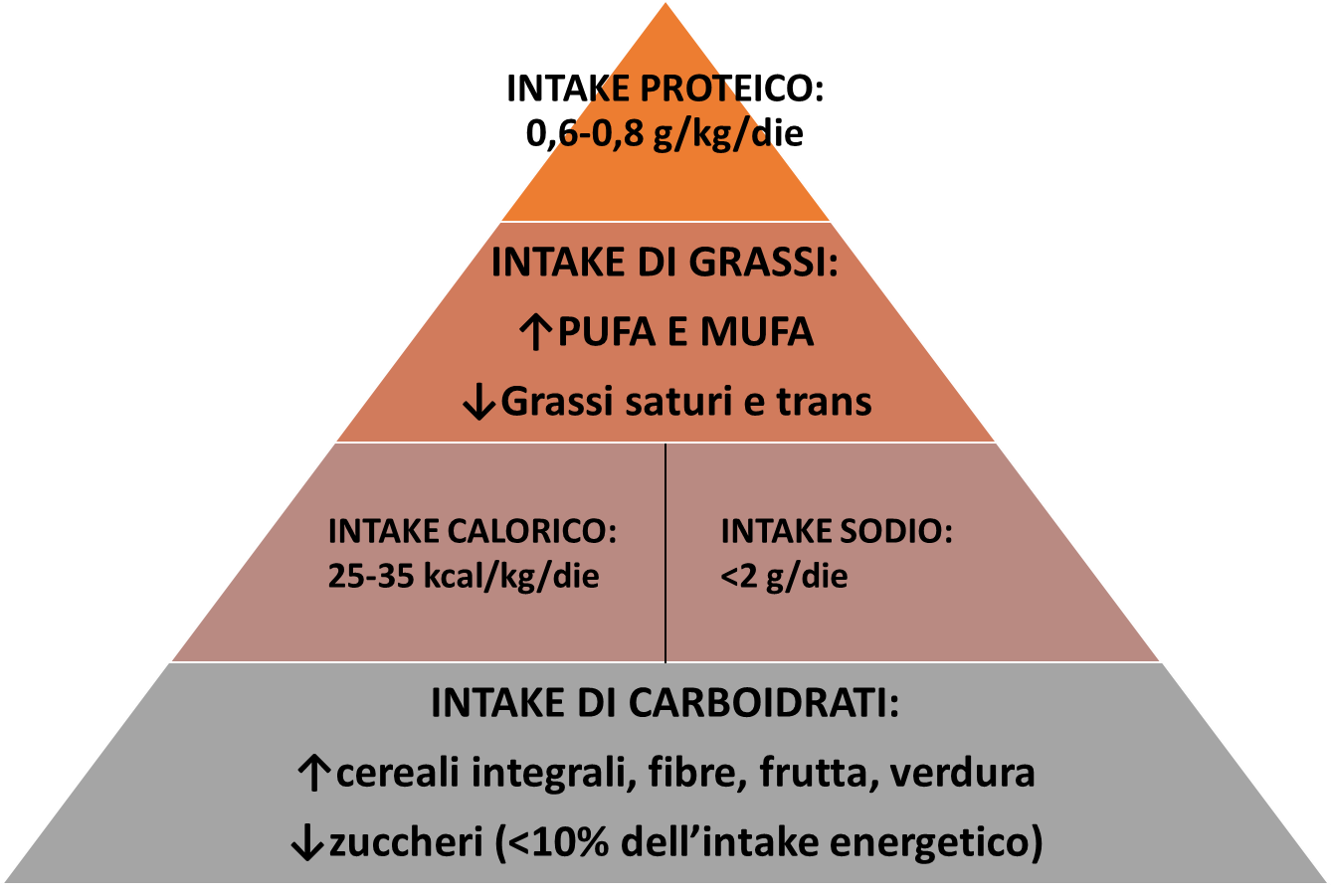 Piramide alimentare della DKD